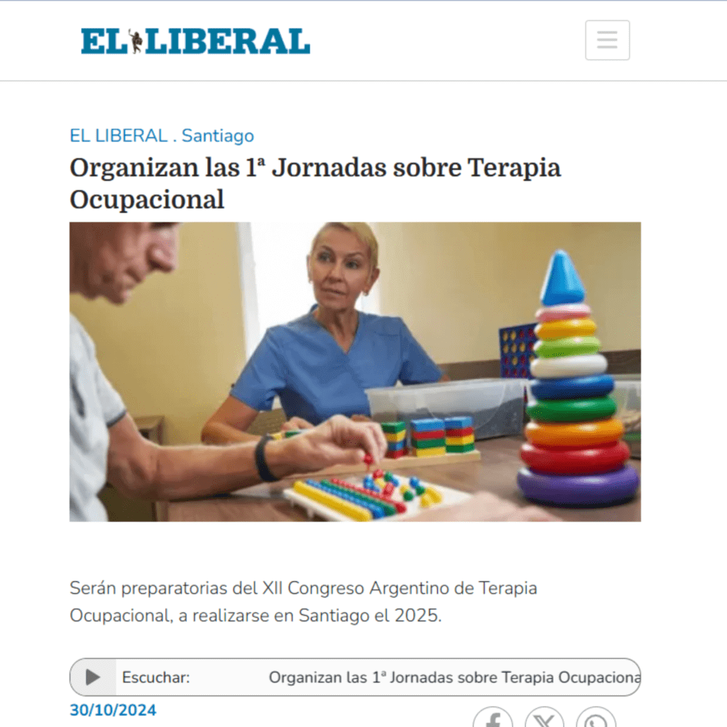 Romina Torres: Impulsando la Terapia Ocupacional en Santiago del Estero, foto 1