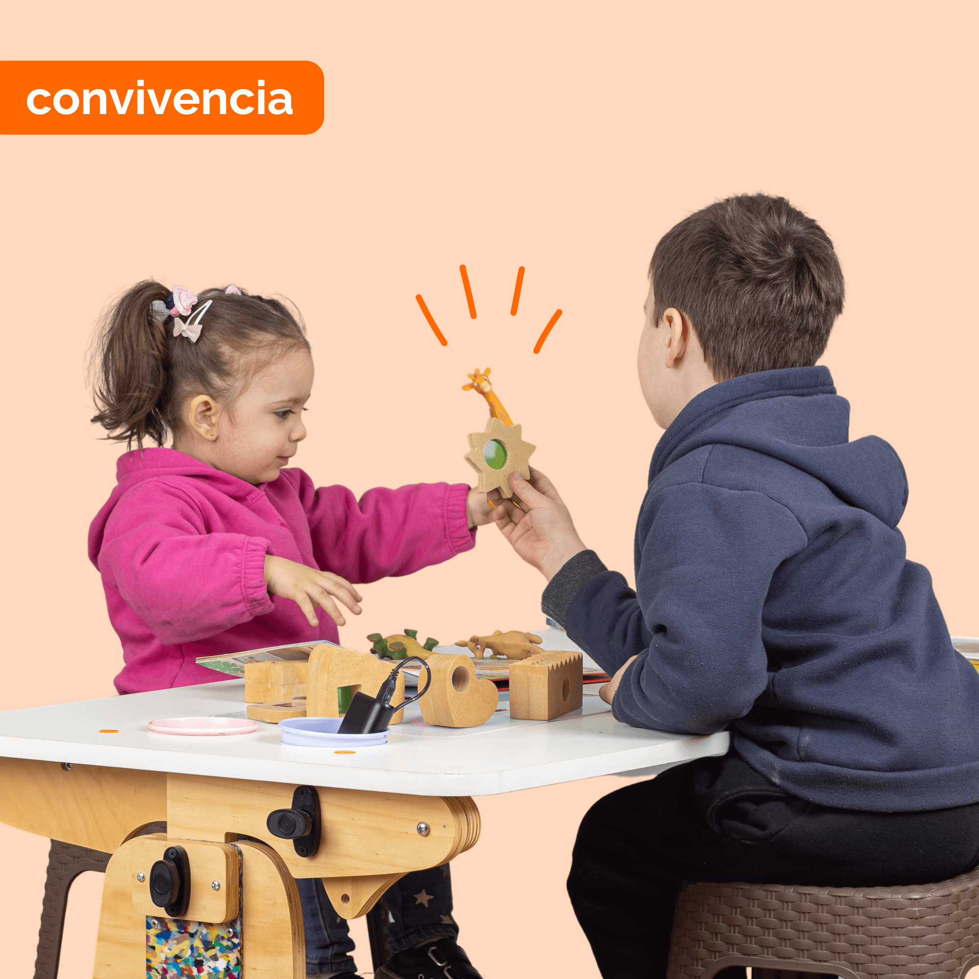 Persona realizando una actividad en Mesa Robbina.
