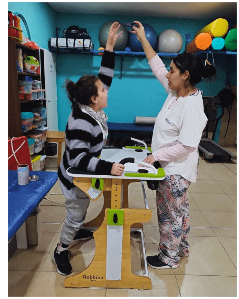 Mesa Robbina en una escena de uso real.